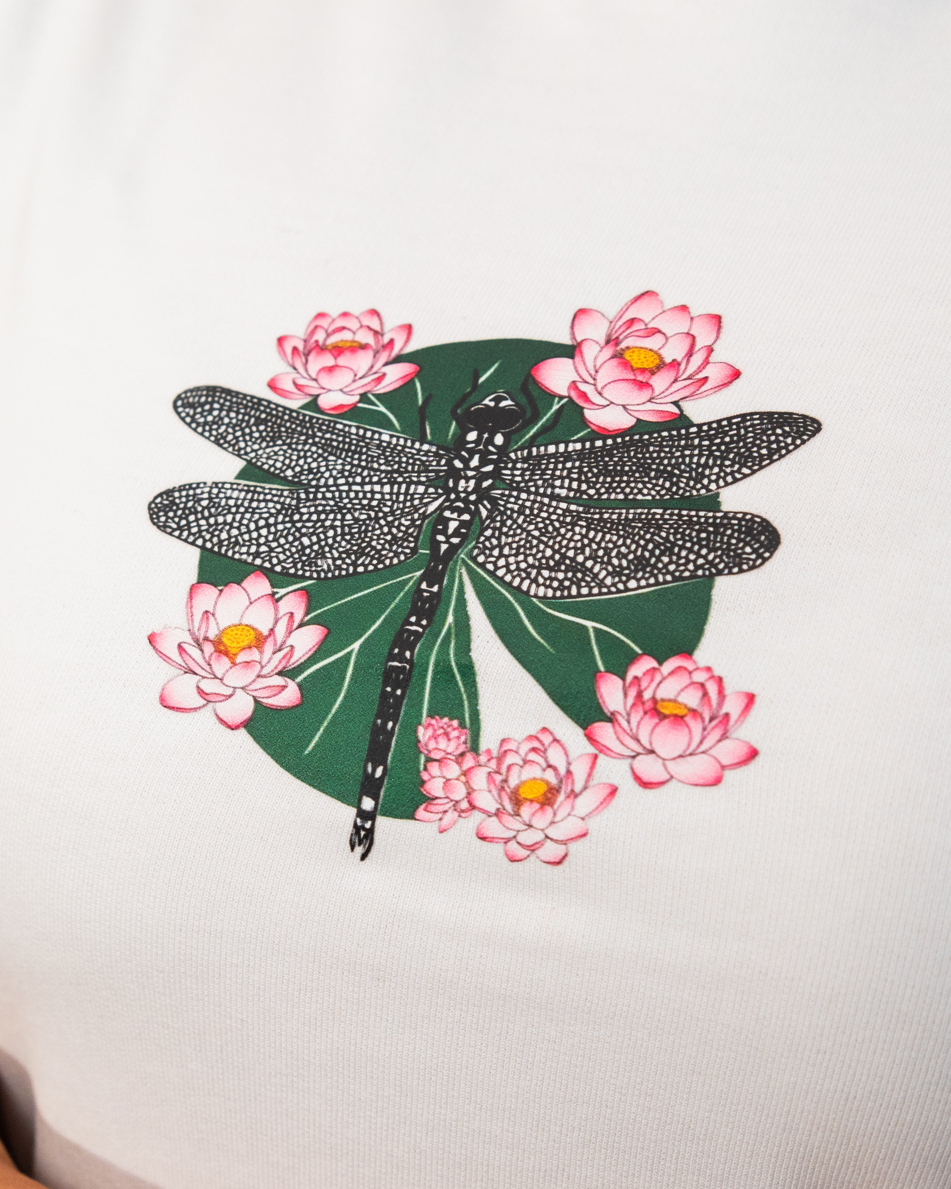 Serene Wings - Baby Fit White T-Shirt