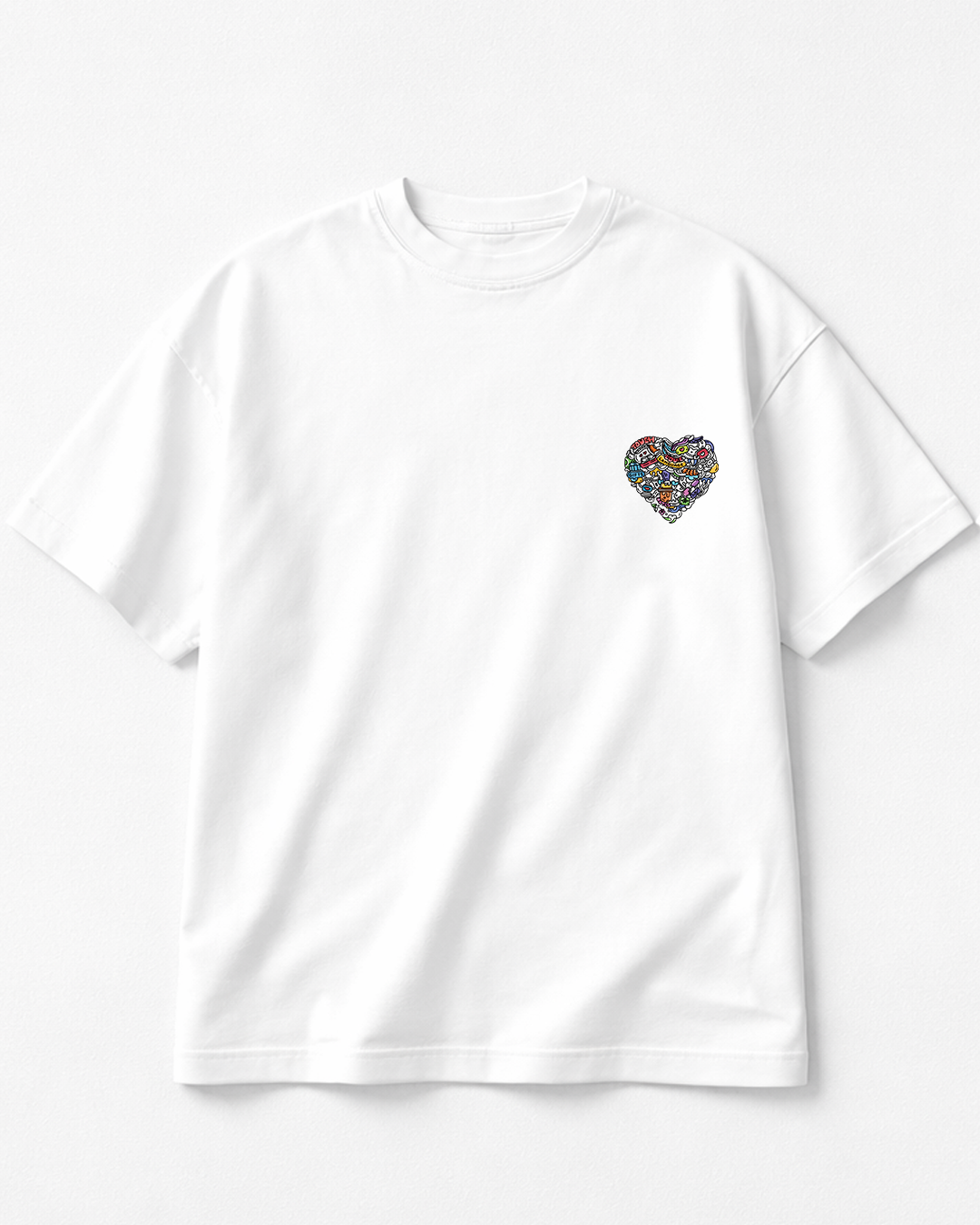 Lovesick - Oversized White T-Shirt