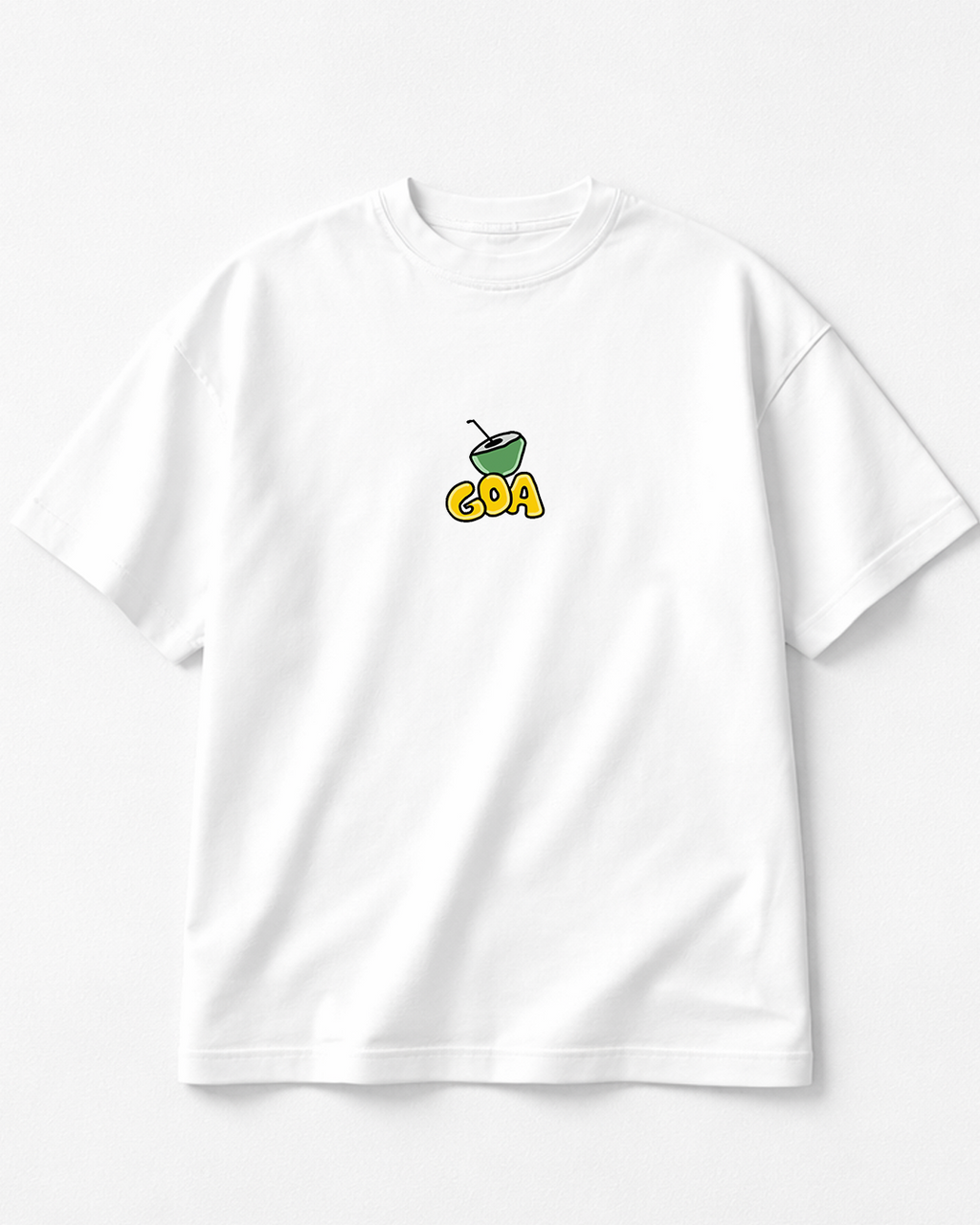 Goa - Oversized White T-Shirt