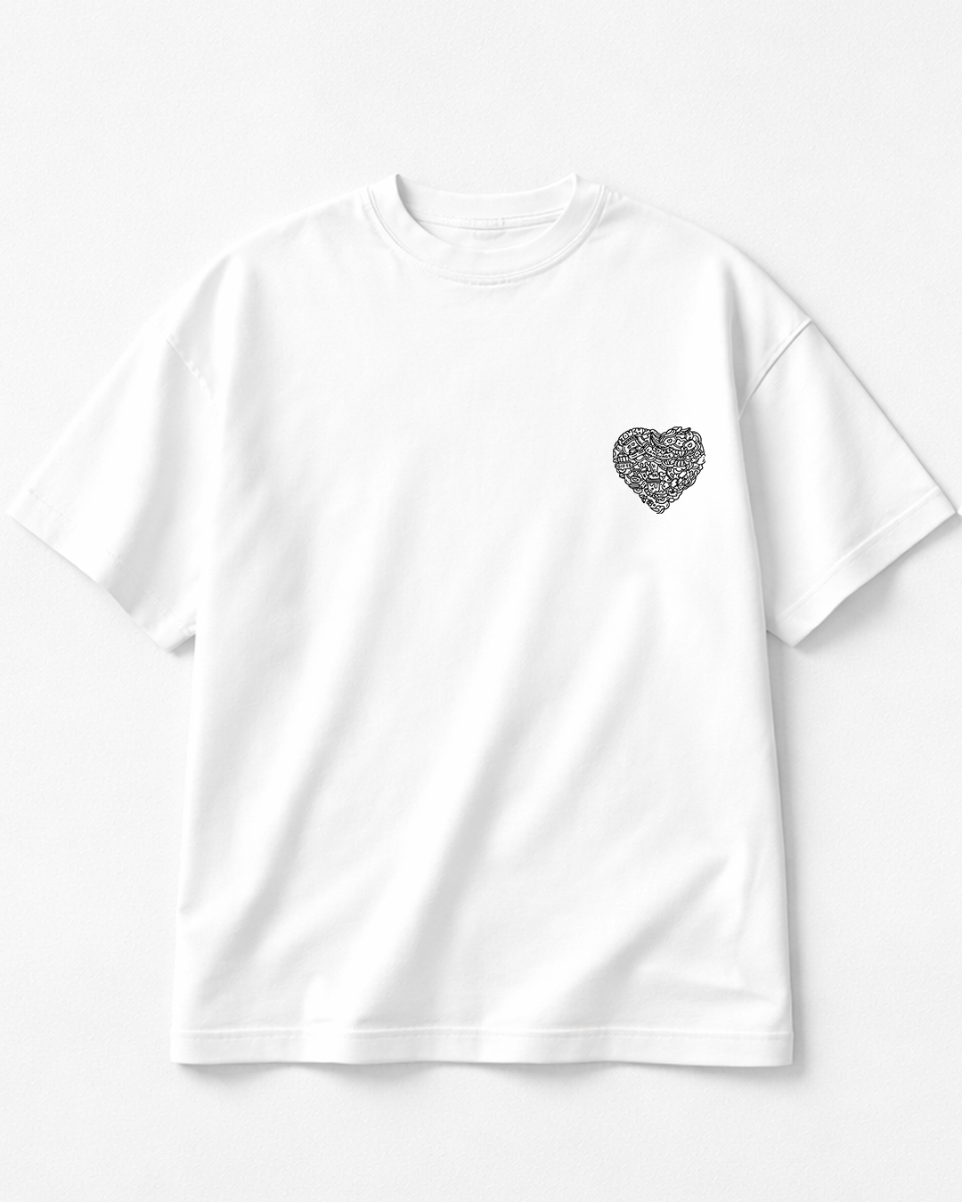 Lovesick - Oversized White T-Shirt