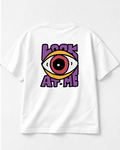 Look at me - Oversized White T-Shirt