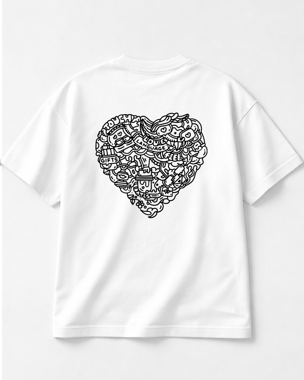 Lovesick - Oversized White T-Shirt