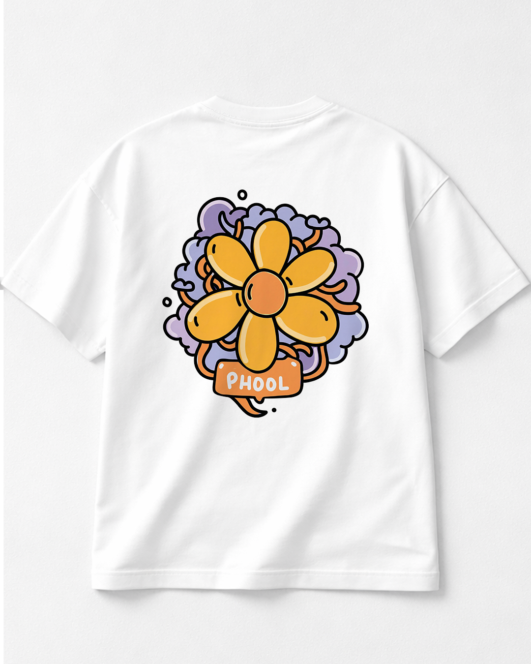 Phool - Oversized White T-Shirt