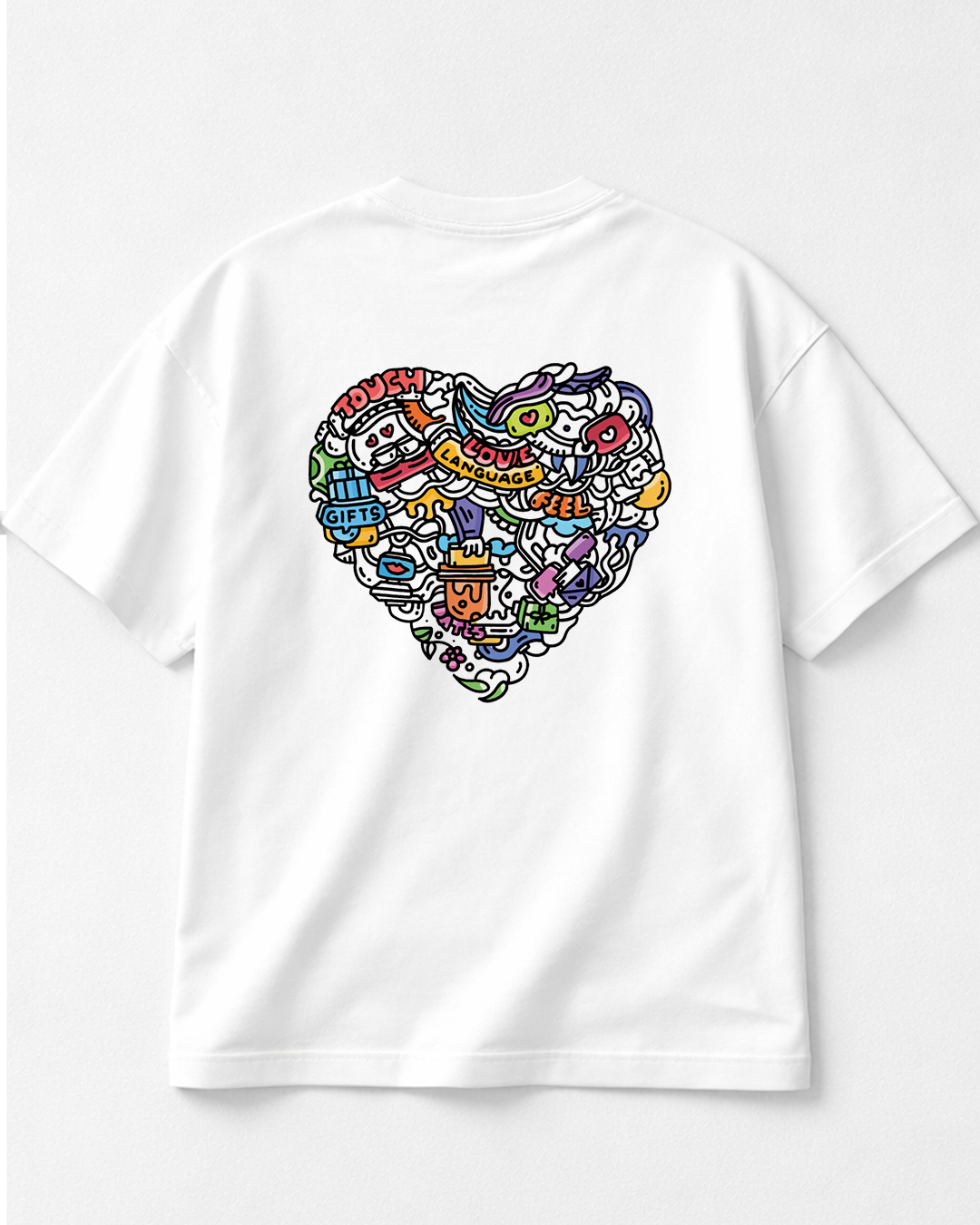 Lovesick - Oversized White T-Shirt
