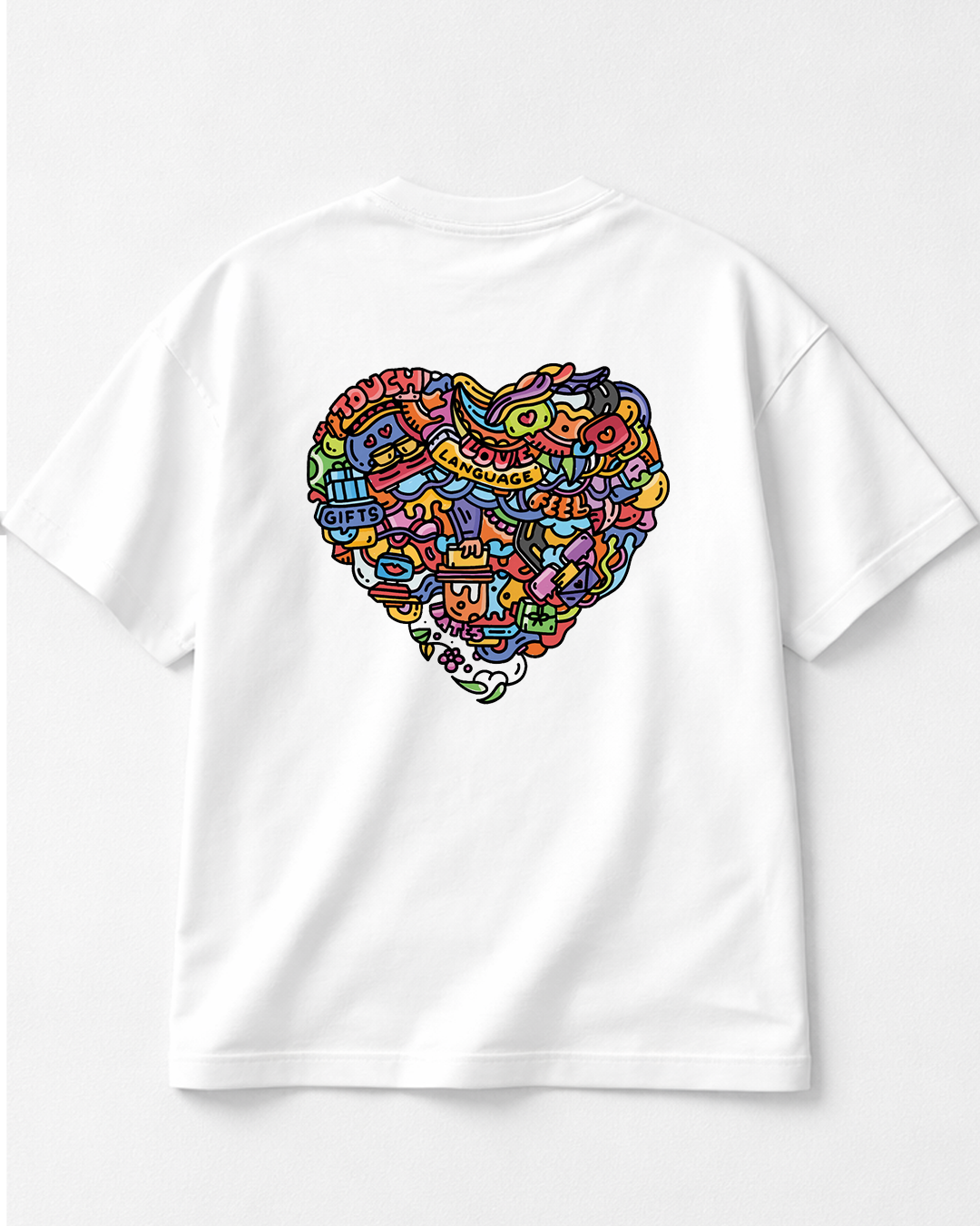 Lovesick - Oversized White T-Shirt