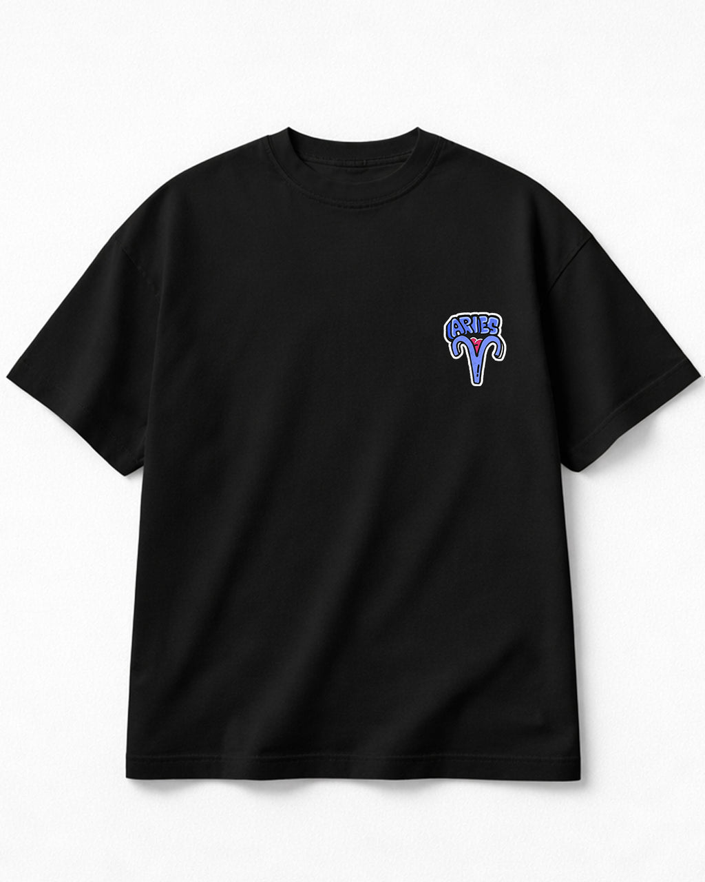 Astro Love - Oversized Black T-Shirt