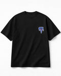 Astro Love - Oversized Black T-Shirt