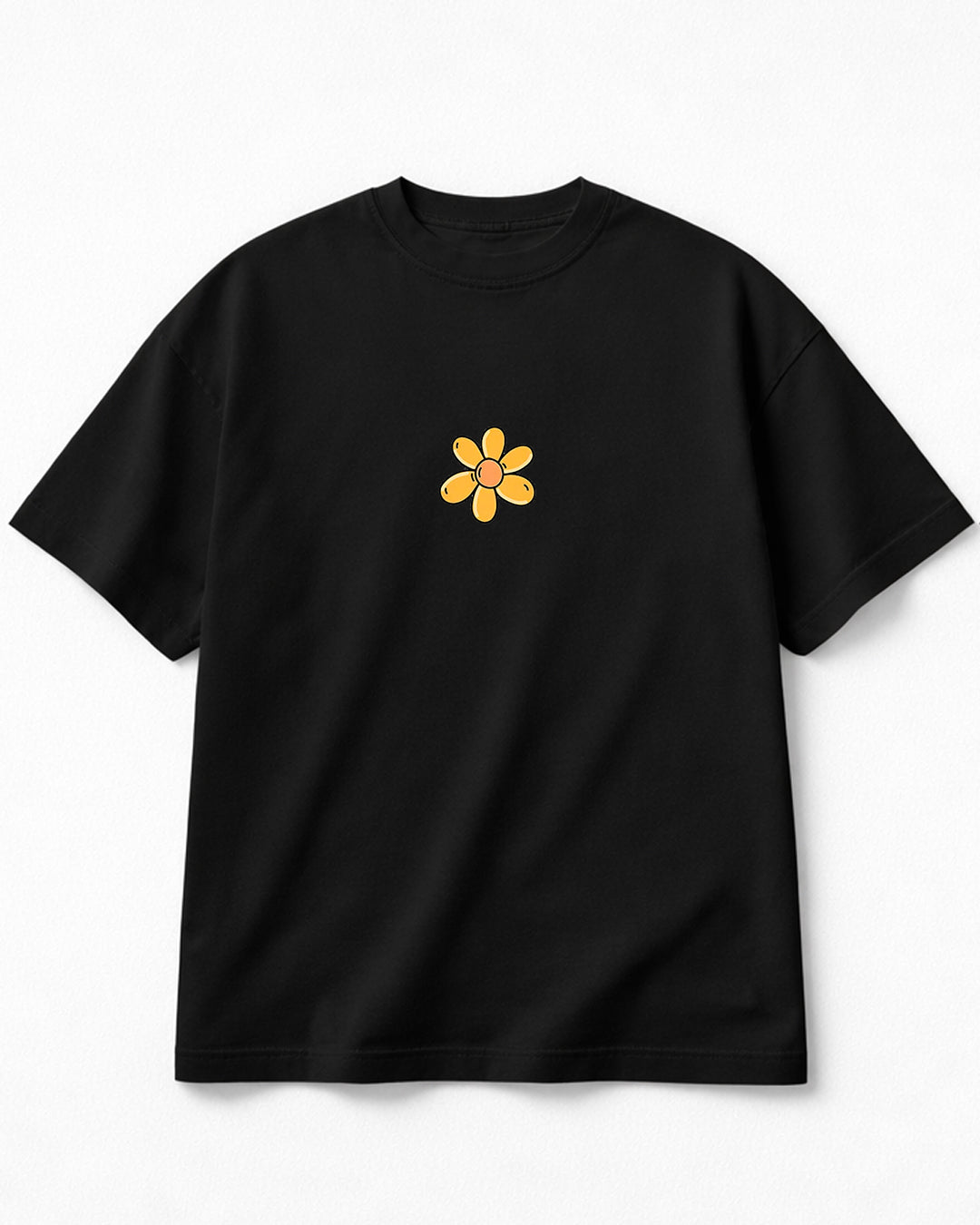 Phool - Oversized Black T-Shirt