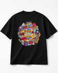 One Piece - Oversized Black T-Shirt