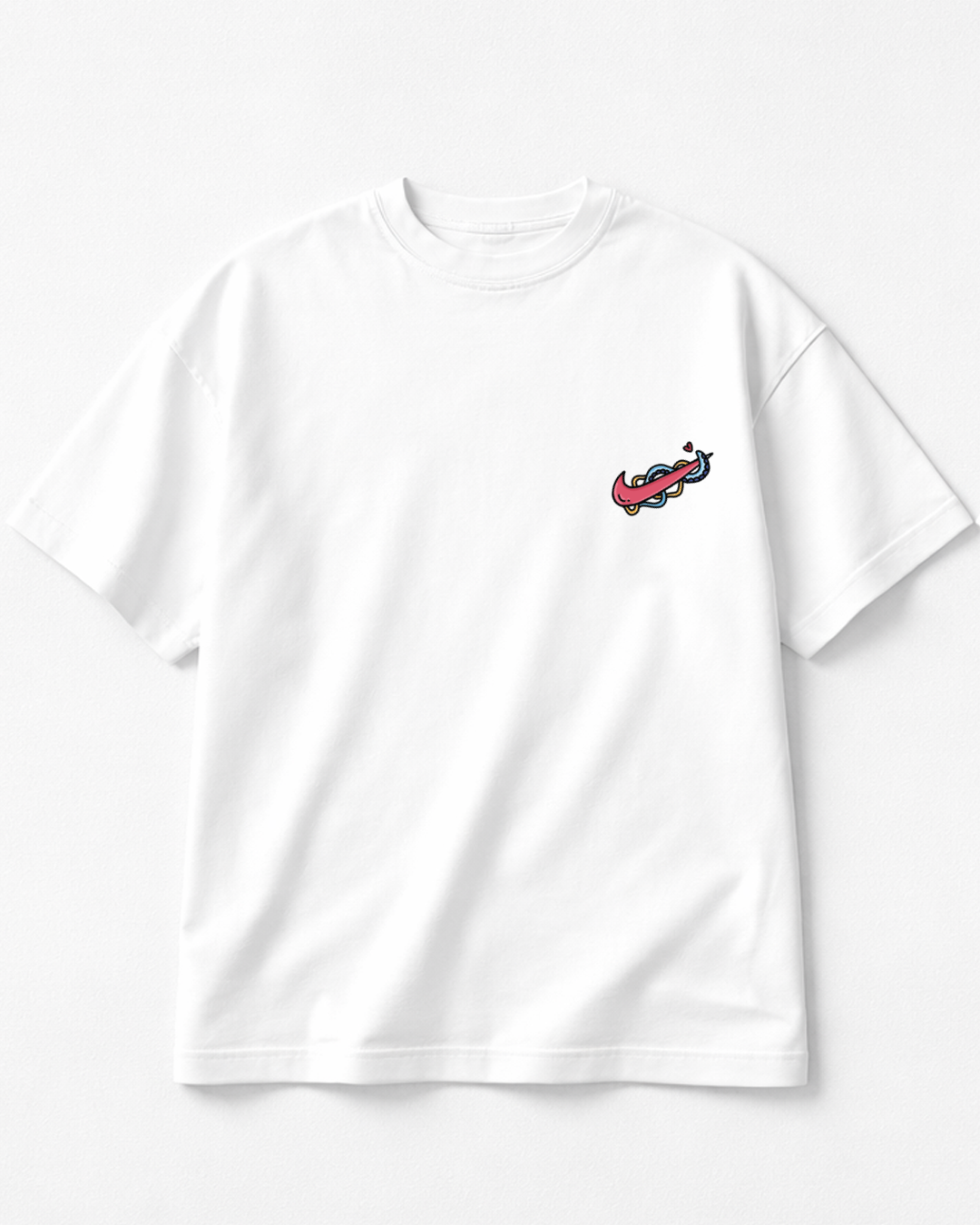 Sneaker - Oversized White T-Shirt
