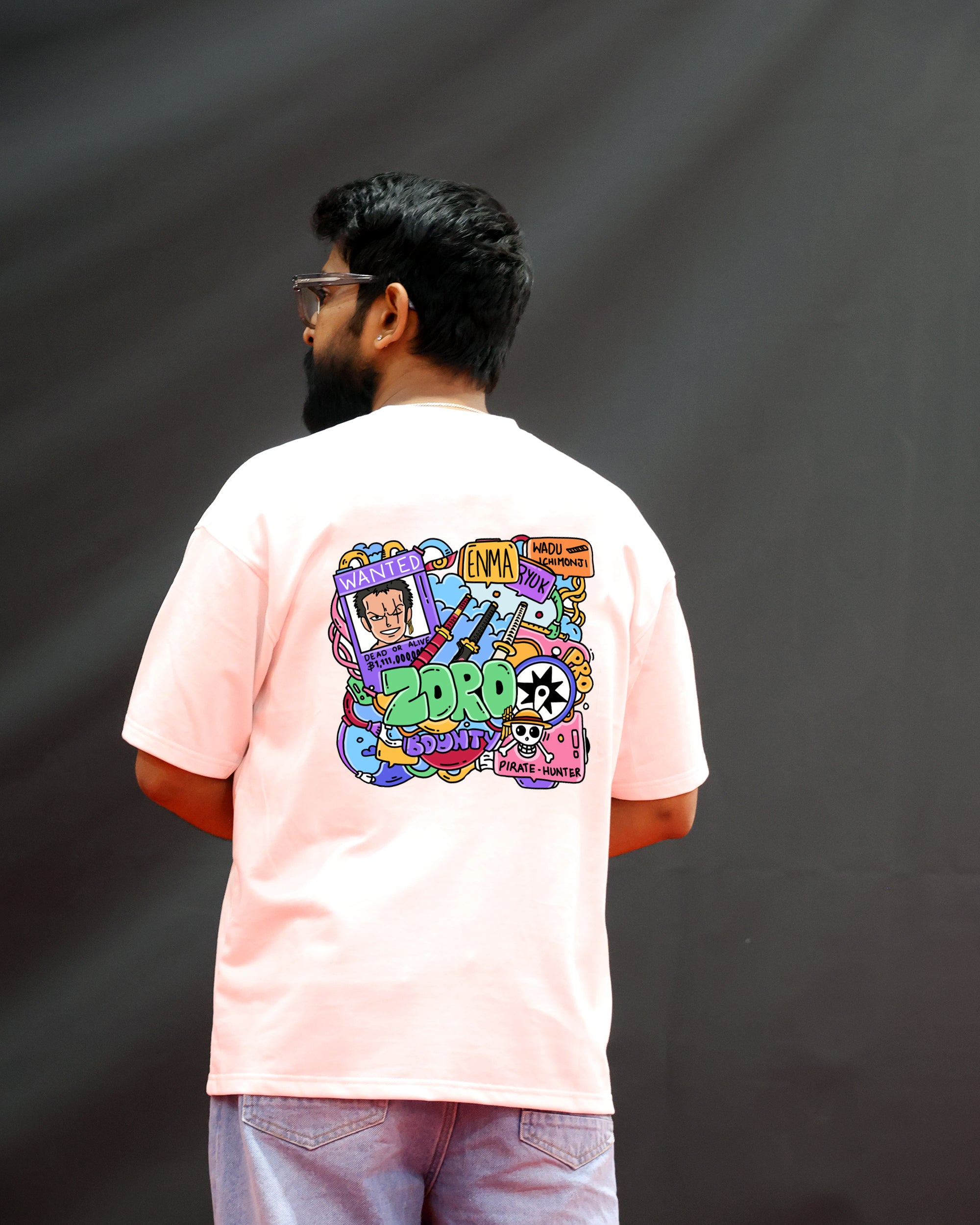 Zoro - Oversized White T-Shirt