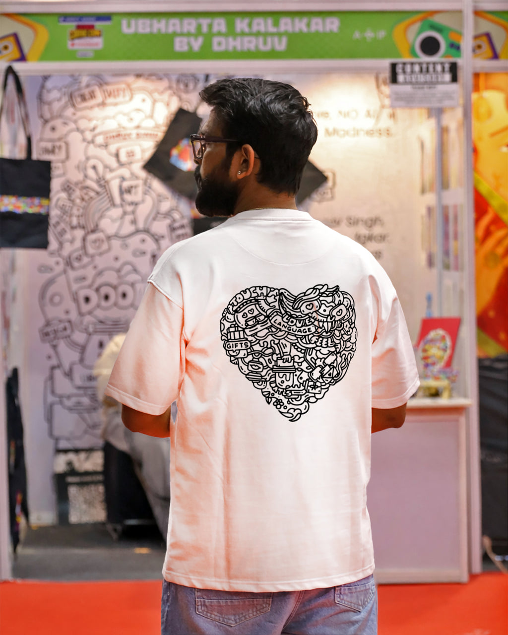 Lovesick - Oversized White T-Shirt