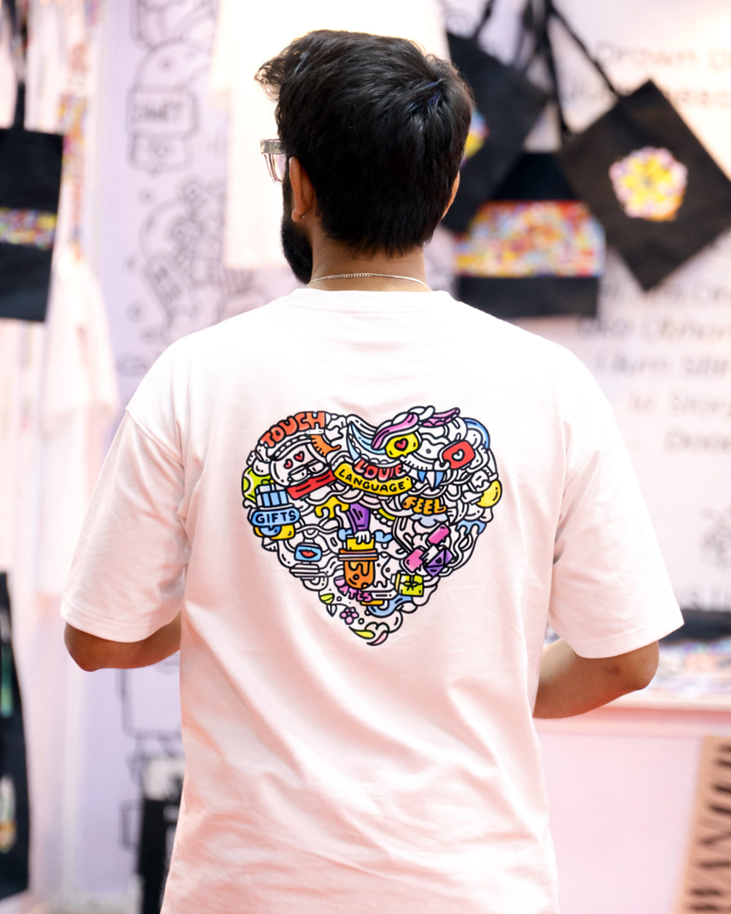Lovesick - Oversized White T-Shirt
