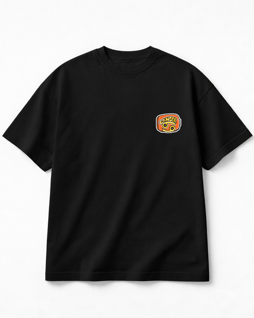 Astro Love - Oversized Black T-Shirt