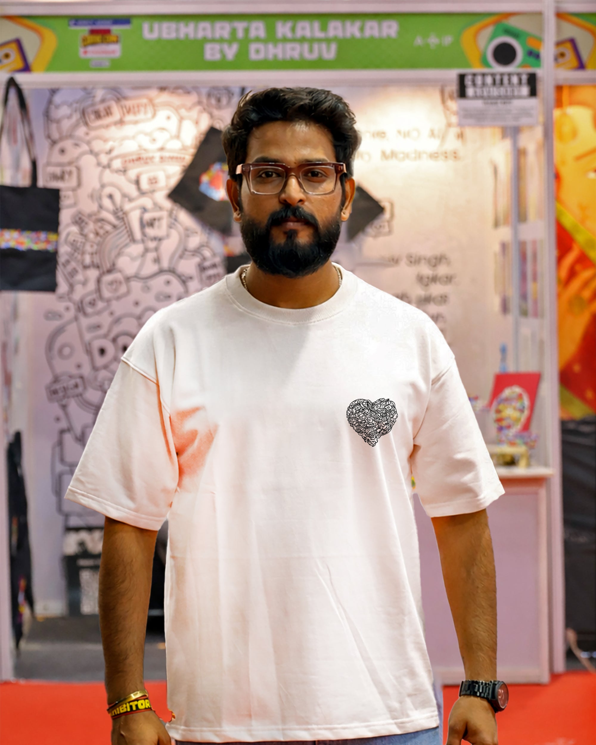Lovesick - Oversized White T-Shirt