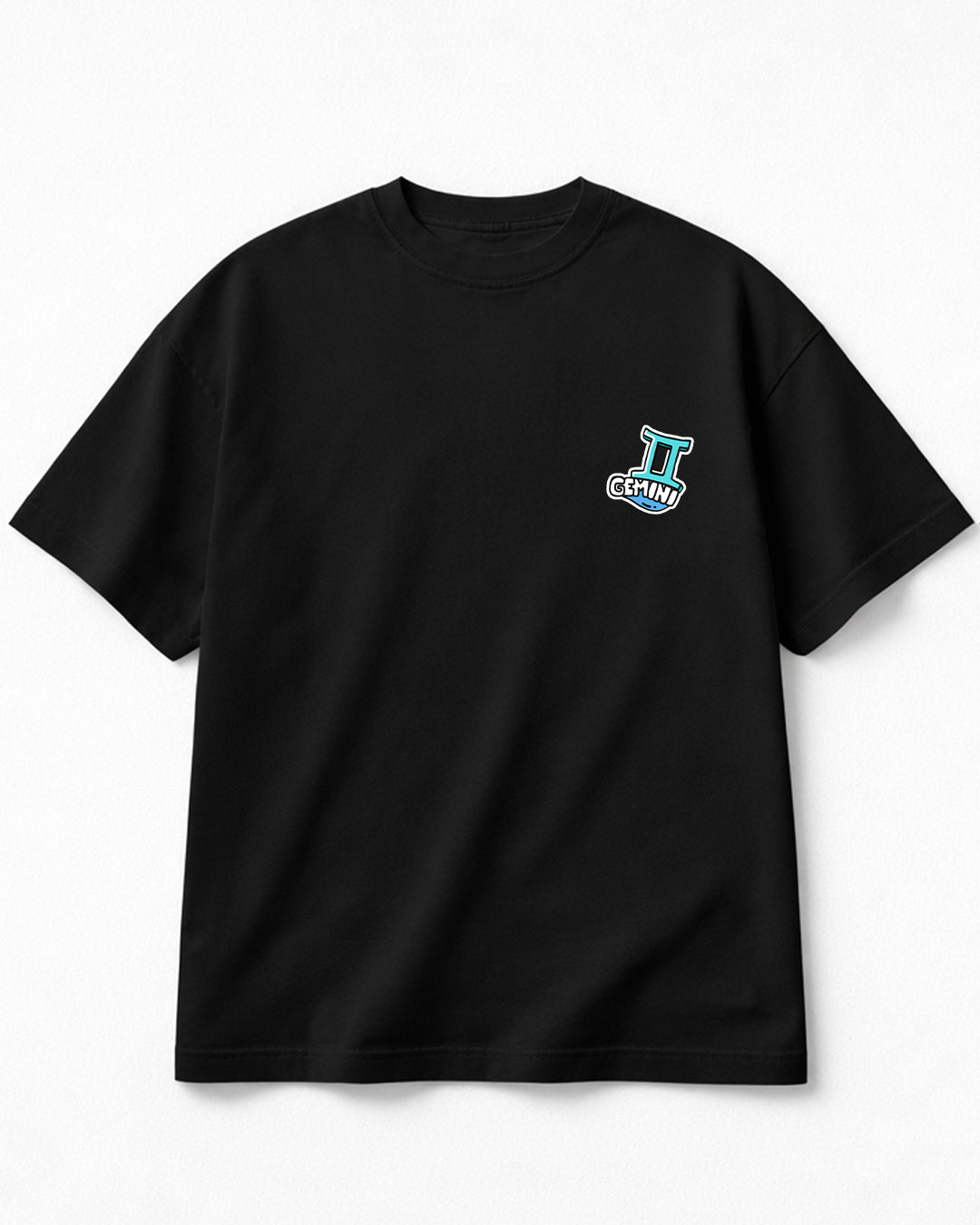 Astro Love - Oversized Black T-Shirt