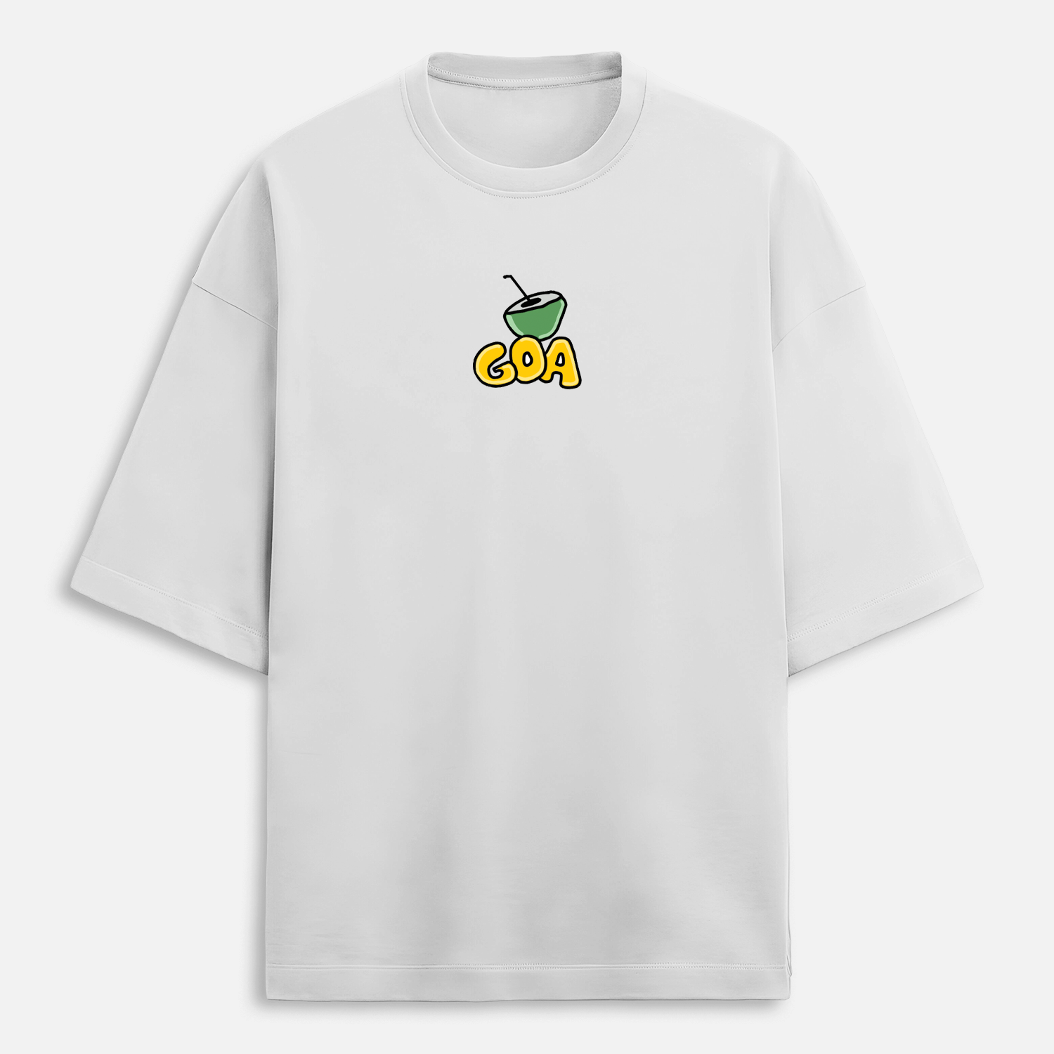 Goa - Oversized White T-Shirt