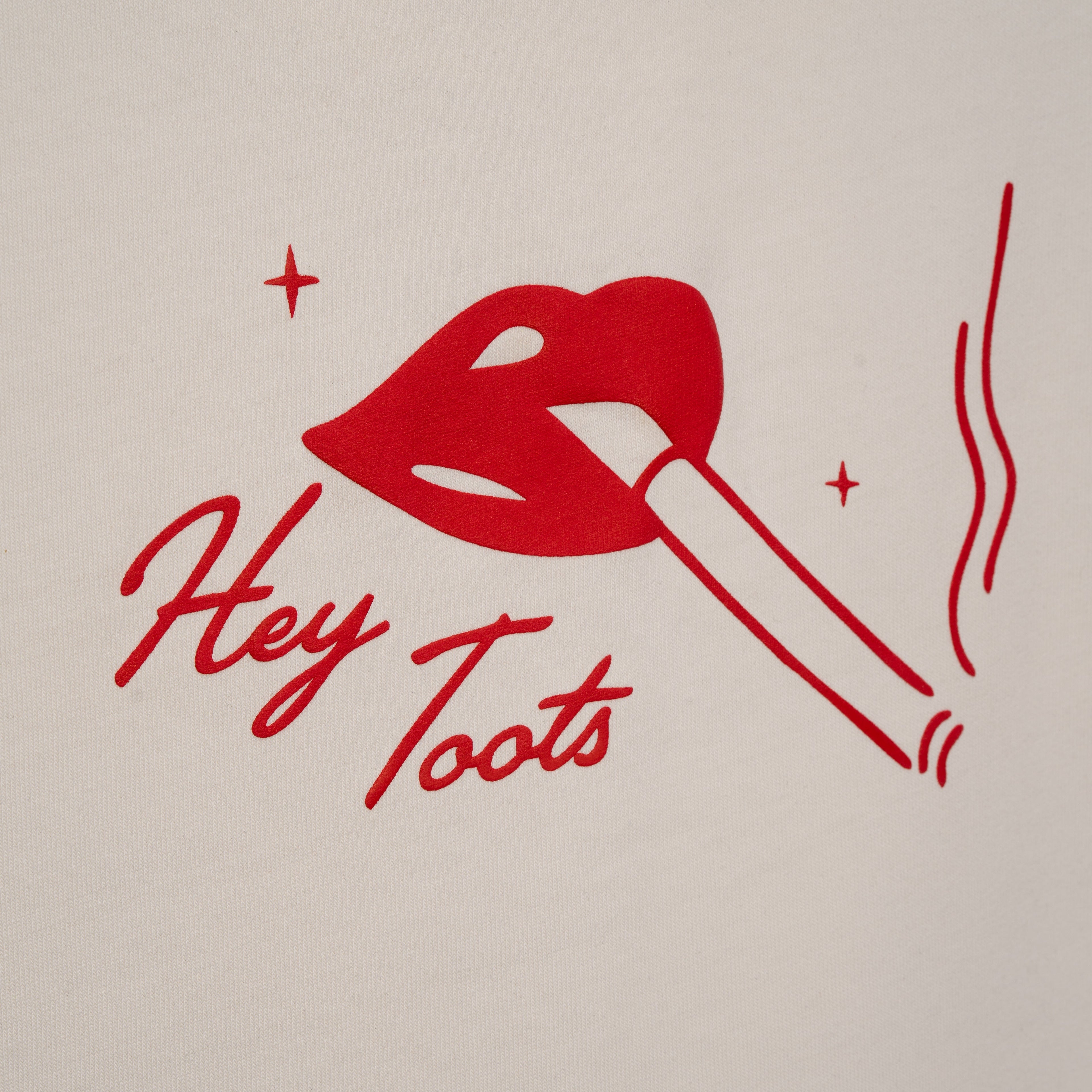 Hey Toots - Oversized Ivory T-Shirt