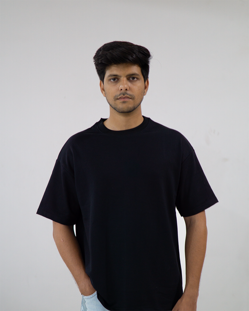 Black - Heavy Weight Oversized T-Shirt