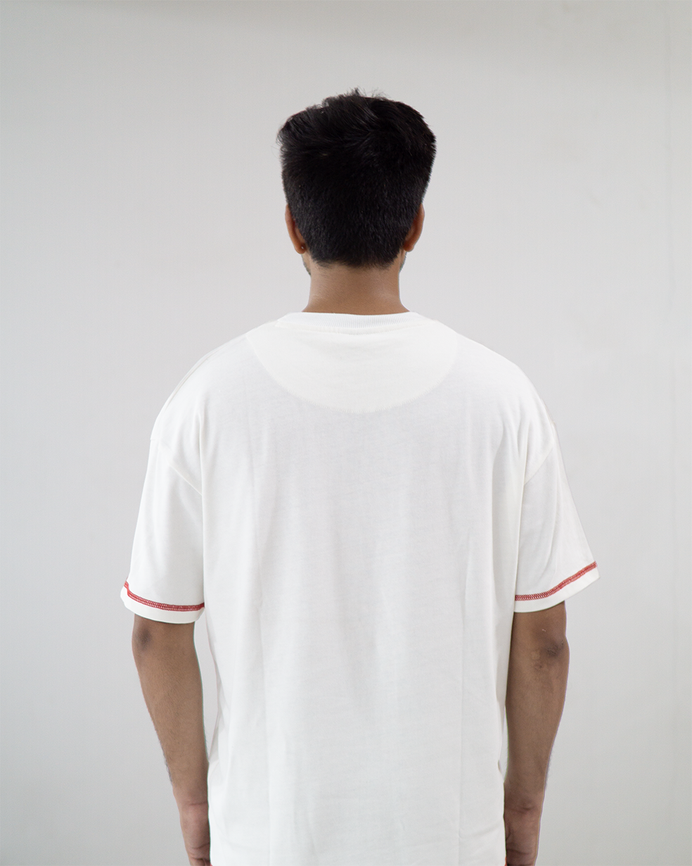Hey Toots - Oversized Ivory T-Shirt