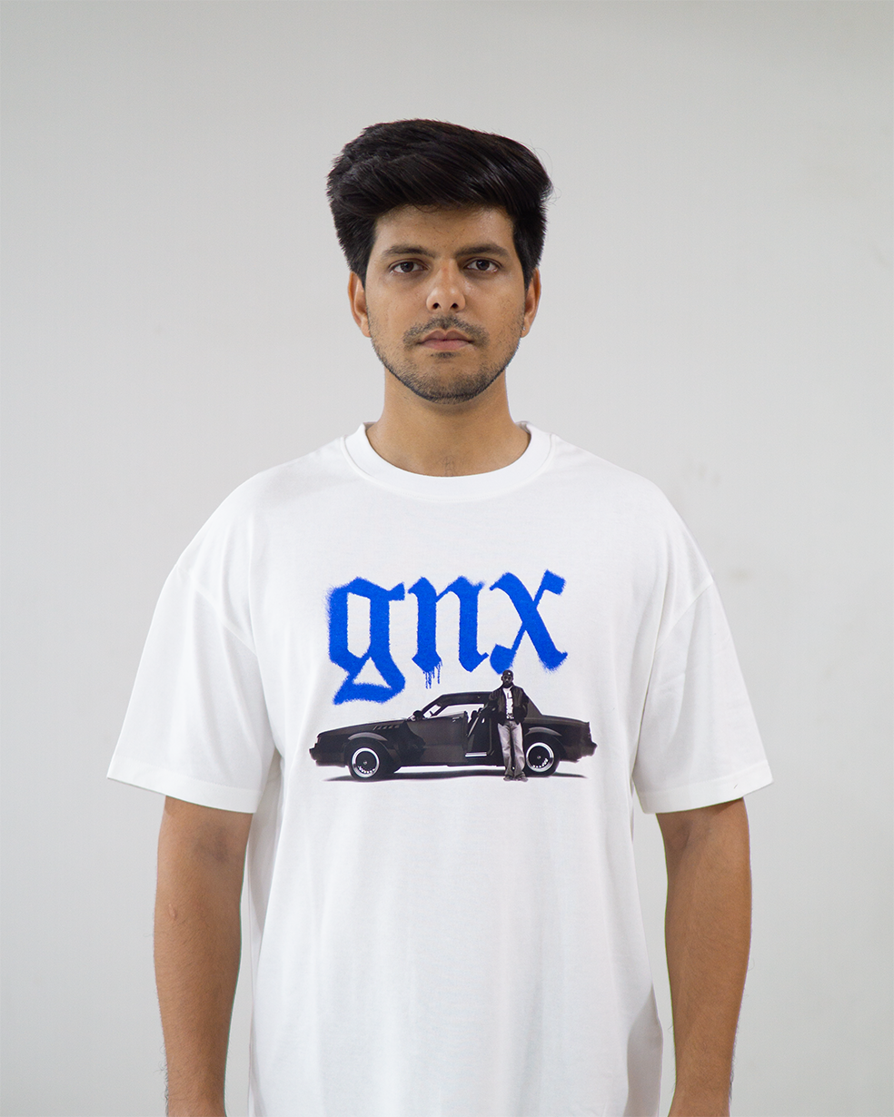 GNX - Kendrick Lamar White Oversized White T-Shirt