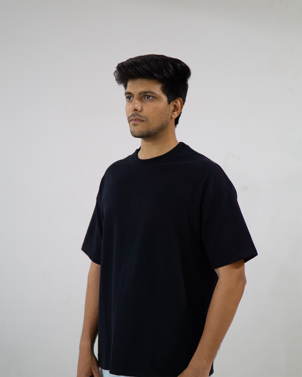 Black - Heavy Weight Oversized T-Shirt