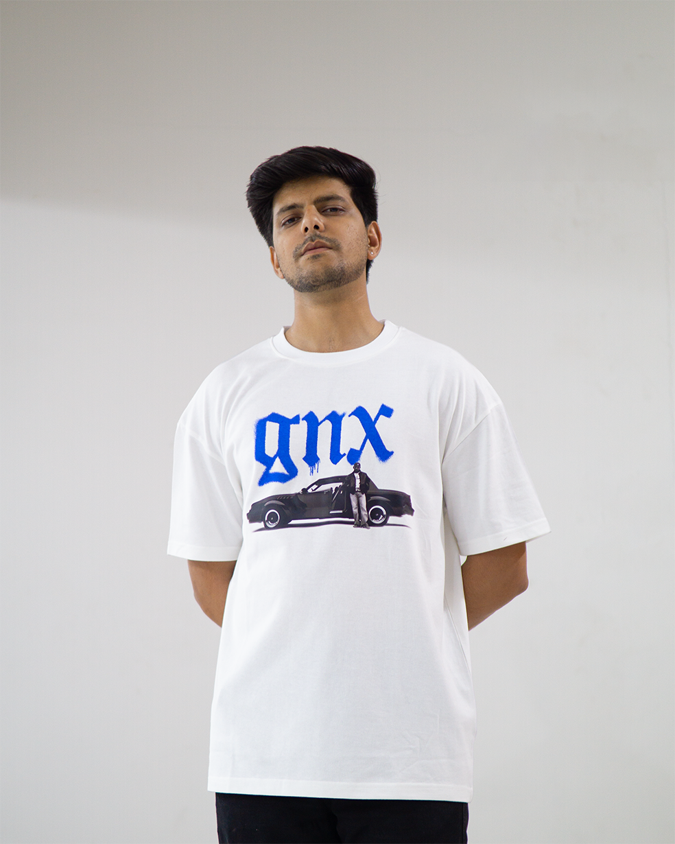 GNX - Kendrick Lamar White Oversized White T-Shirt