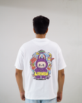 Labubu - Oversized White T-Shirt | Mystery Colours