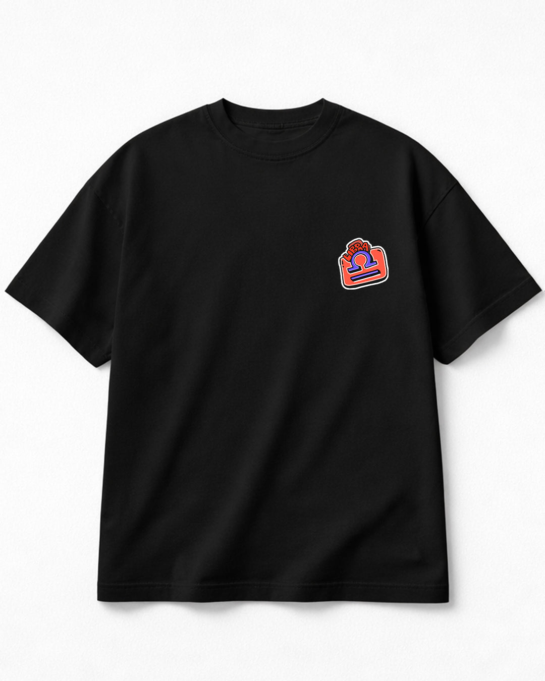 Astro Love - Oversized Black T-Shirt
