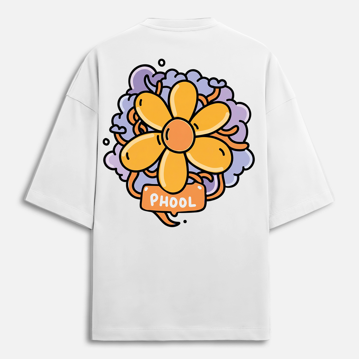 Phool - Oversized White T-Shirt