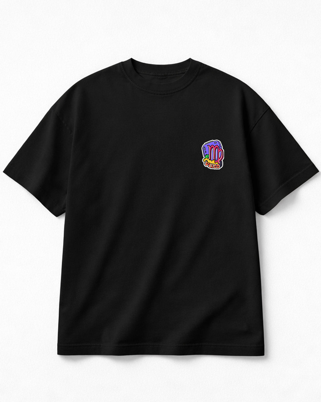 Astro Love - Oversized Black T-Shirt